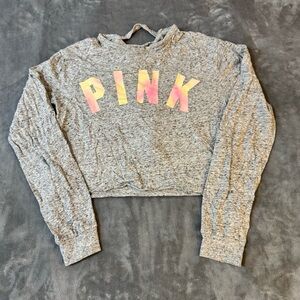 PINK Victoria's Secret Gray Long Sleeve Top

#1285